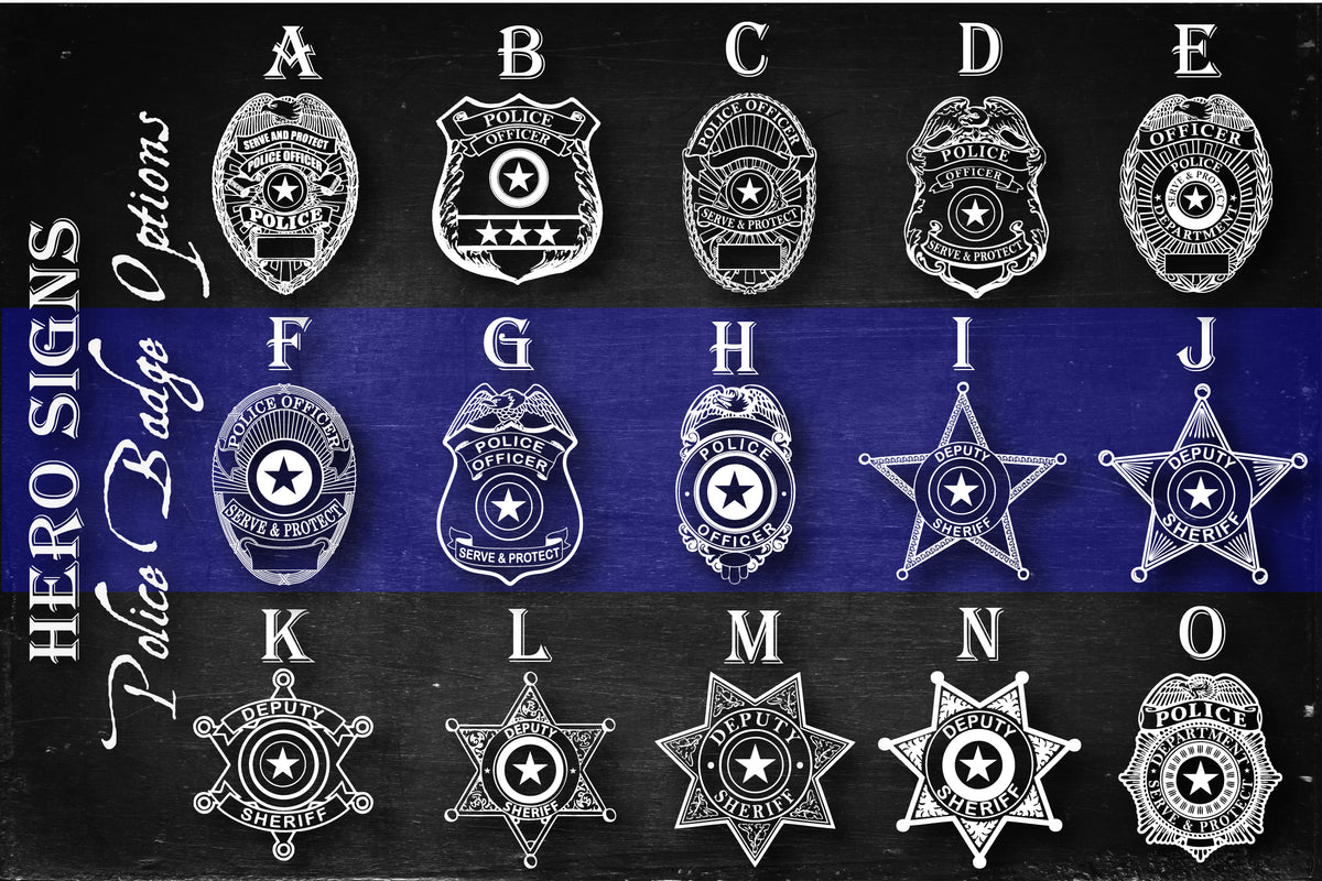 Officer Spotlight Sign Police Officer Prayer Sign – Hero Sign Shop