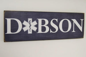 EMT Name Sign